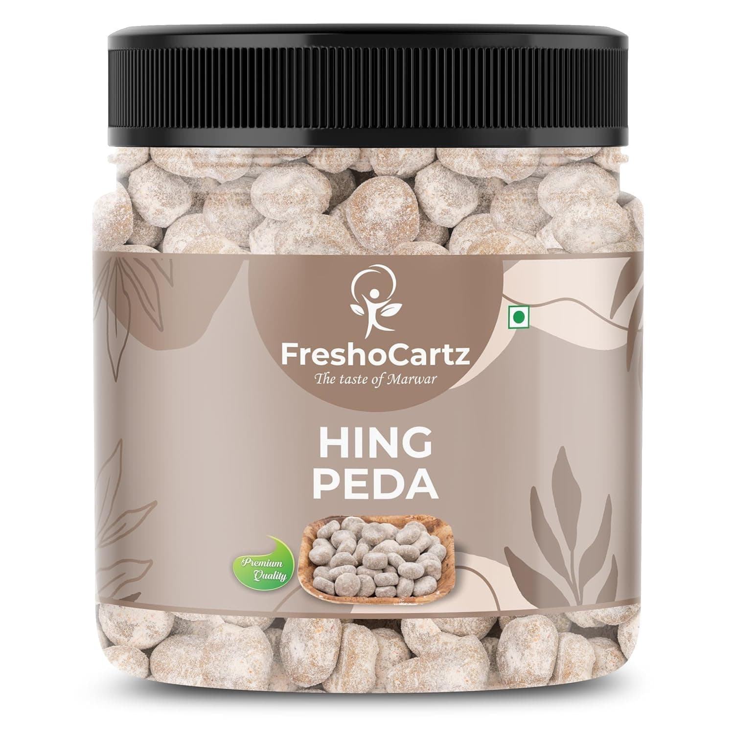 FreshoCartz Hing Peda | Digestive Pachak Goli 1KG | Hing Peda Churan | Hing Churan | After Meal Mouthfreshner - Jar Pack of 1