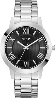 GUESS Round 44mm Black Dial Analog Men Watch - U1467G1M