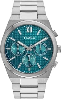 TIMEX Analog Watch for Men Available in Multicolor Dial & Silver Stainless Steel Bracelet Band - Water Resistant Wrist Watches