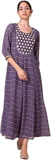 Indya Women Polyester Straight Fit Kurta