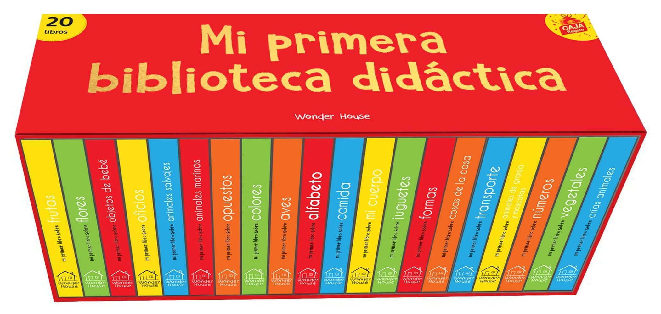 My First Learning Library – Box of 20 Board Books (Spanish) Essential Early Learning in Spanish: Alphabet, Numbers, Shapes & More | Ages 0–5 | Build Vocabulary & Concepts Through Play