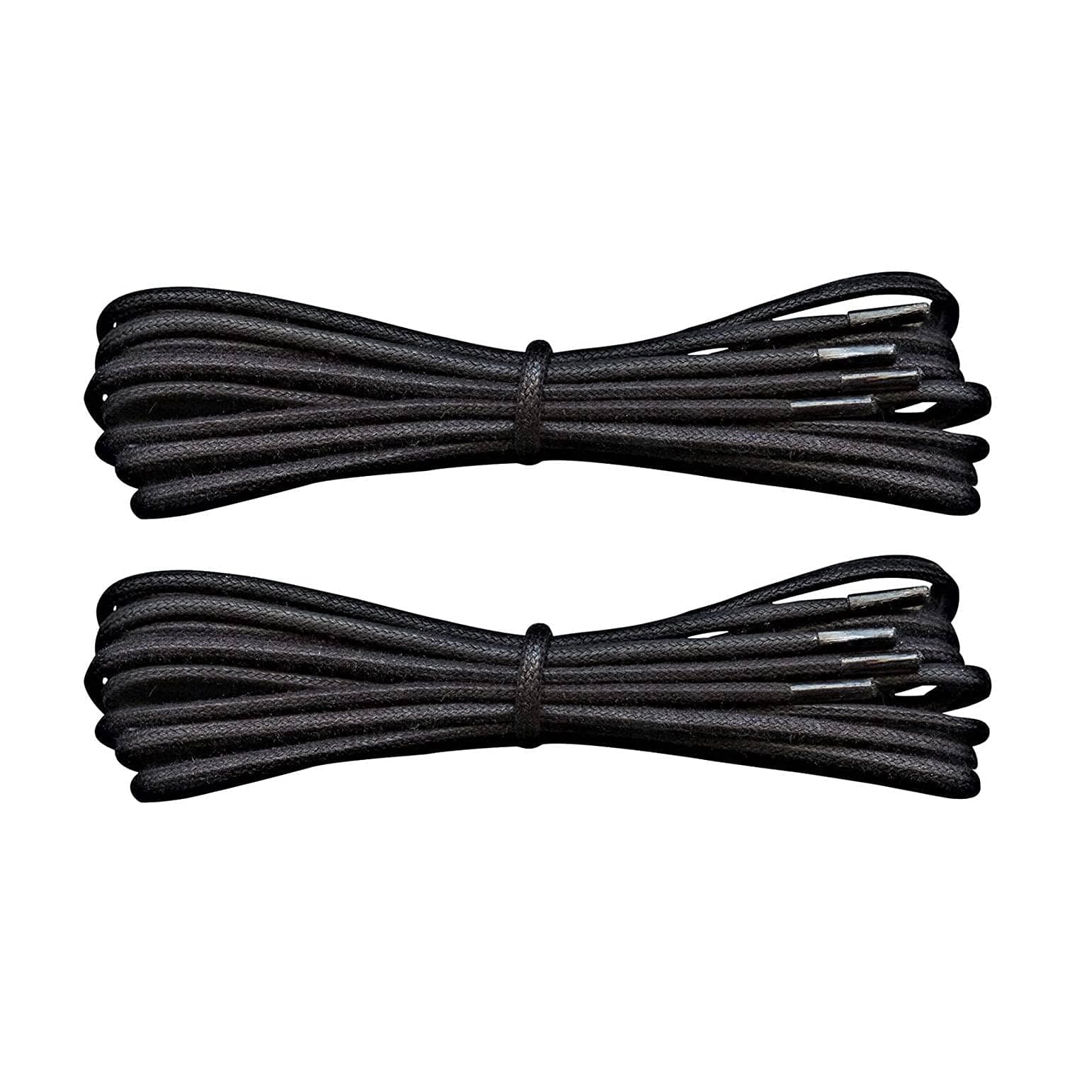 Lify Waxed Cotton Extra Thin Dress Round Shoelaces for formal shoes, available in 60CM (23.62'') & 80CM (31.5'') - 2 Pair PacK