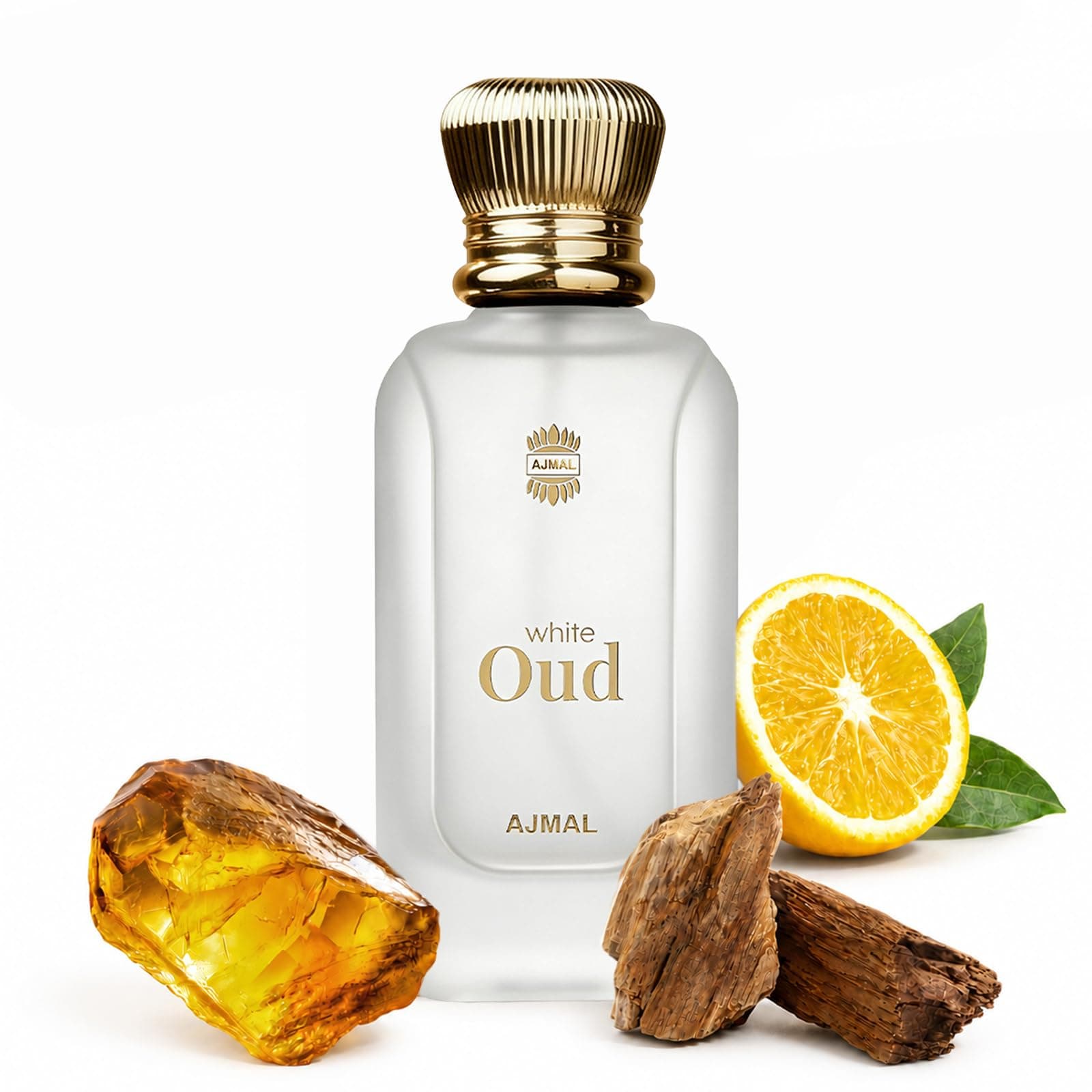 Ajmal White Oud Eau De Parfum – Floral Woody Musky Long Lasting Perfume for Men & Women | Unisex Luxury Fragrance (50 ML)