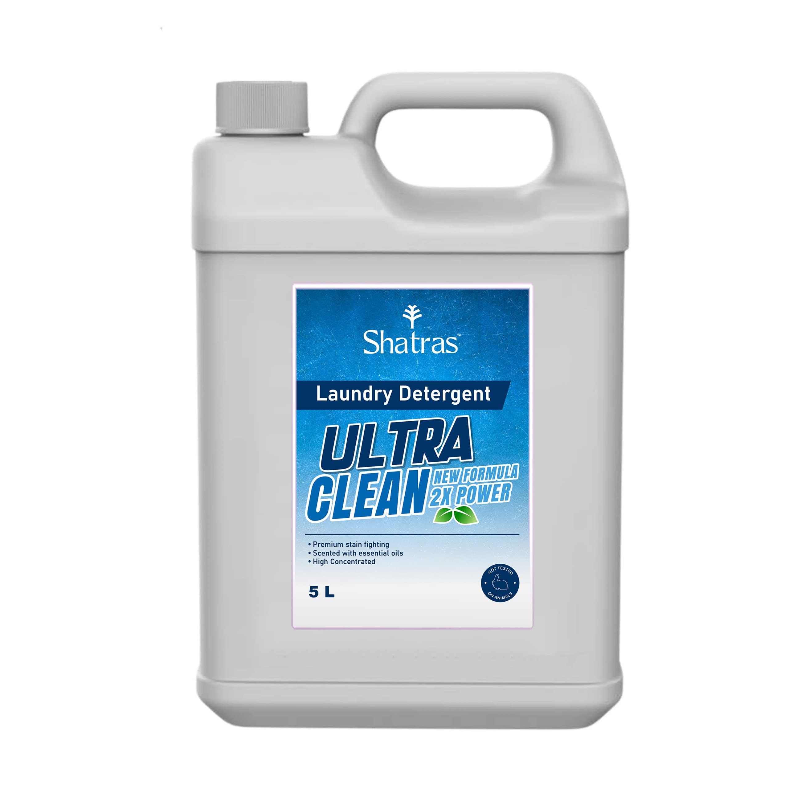 Shatras Liquid Detergent 5 Liter | Laundry Liquid For Fabric Care | Suitable For Top-Load And Front Load Machine And Hand Wash | Concentrated Laundry Detergent (5 liters)