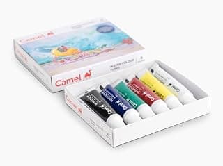 Camel Camlin Kokuyo Student Water Color Tube - 5ml Tubes, 6 Shades