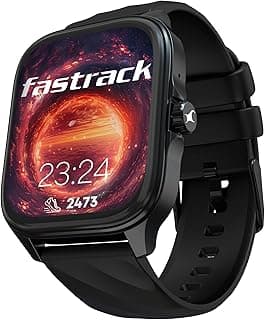 Fastrack Fastrack Astor FS1 Pro Smart Watch, 1.97" AMOLED Display, Bluetooth Calling, 100+ Sports Modes, SpO2 & Heart Rate Monitoring, Women's Health, IP68, Up to 5 Days Battery, Functional Crown (Black)