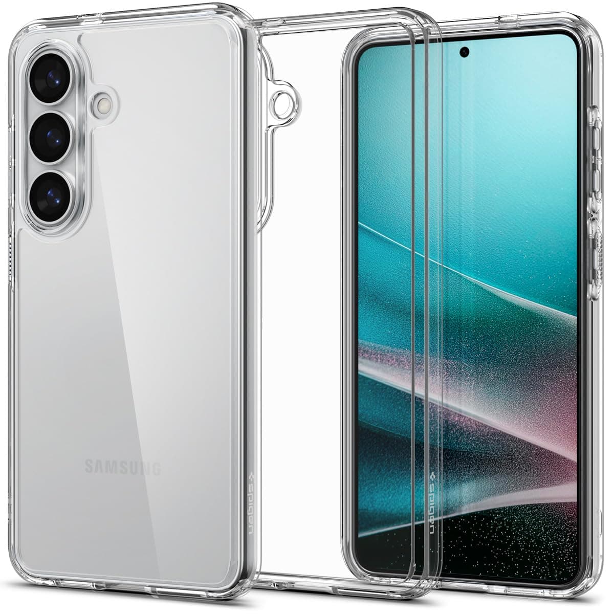 Spigen Ultra Hybrid | Samsung Galaxy S26 Case [Transparent] [Air Cushion Protection] Galaxy S26 Back Cover | TPU+PC - Crystal Clear