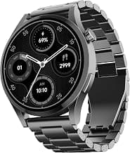boAt Lunar Embrace w/Vibrant 1.51" (3.8 cm) AMOLED Display,Premium Metal Design, Functional Crown, 100+ Sports Mode, Animated Watch Faces, Built-in Games, Smart Watch for Men & Women(Steel Grey)