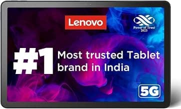 Lenovo Tab M10 5G |10.6 inch (26.9cm)| 6 GB, 128 GB Expandable|Wi-Fi+ 5G | 90 Hz, 2K Display (2000x1200)|Dual Speakers with Dolby Atmos |Android 13 | Octa-Core Processor (Abyss Blue, ZACT0030IN)