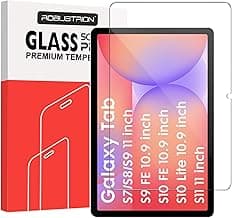 Robustrion Tempered Glass Screen Protector for Samsung Galaxy Tab S10 Lite 10.9" / S9 FE/Tab S11 /S10 FE/S9 /S8 /S7 11" Screen Guard for Samsung S10 Lite/S10 FE/S9 FE/S11/S9/S8/S7 Tablet - Pack of 1