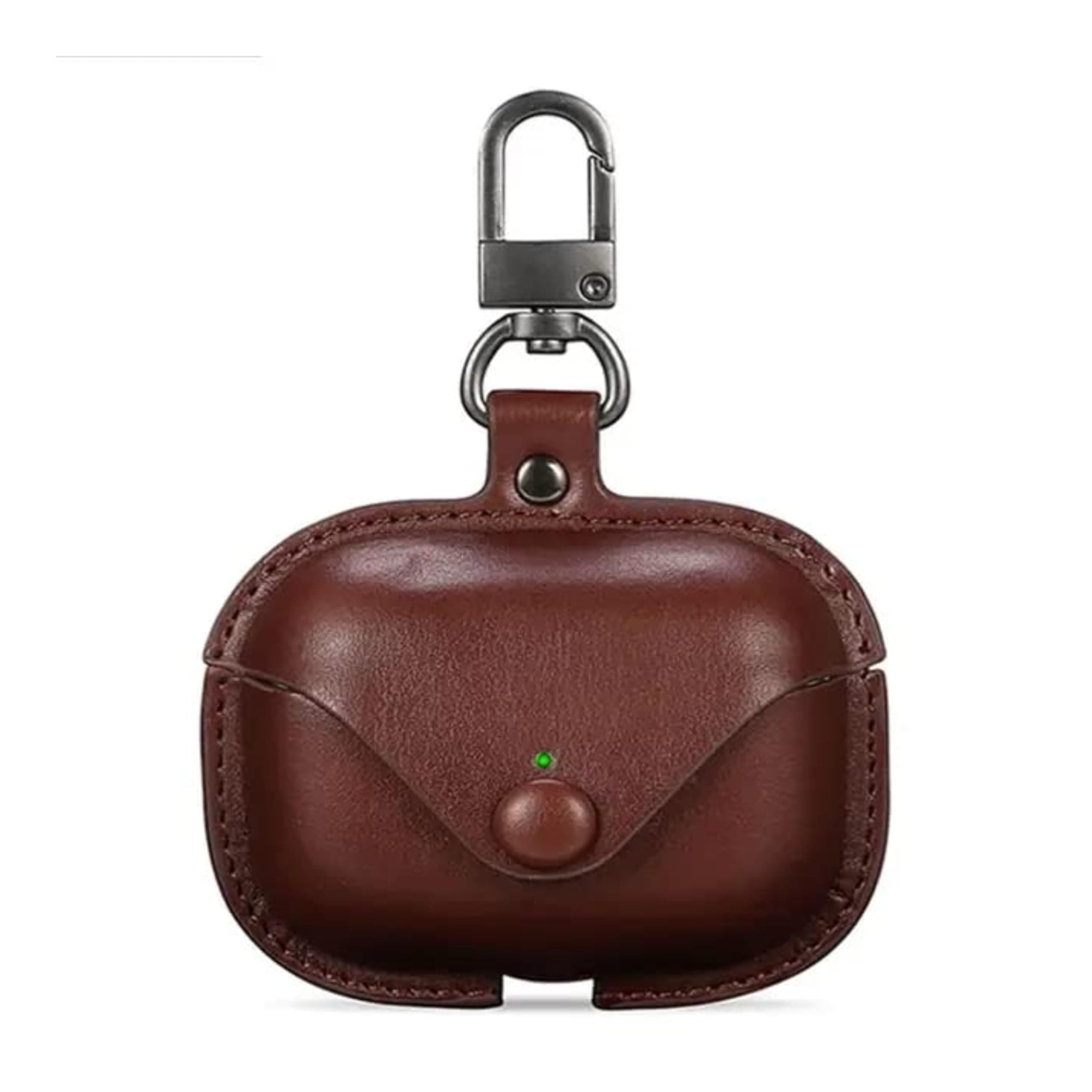 Like Star AirPod Pro/Pro2 Camouflage Leather case Cover Shockproof with Loss Prevention Clip for Apple Air-Pods Pro/Pro2 Wireless Charging Case (Army Grey)