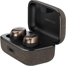 Sennheiser MOMENTUM True Wireless 4 Earbuds,TrueResponse Drivers, Lossless Audio, Auracast, Adaptive ANC, Anti‑Wind+Transparency Modes, 30 Hrs Battery, Qi Fast Charge, 6‑Mics,1Y Warranty, Black-Copper