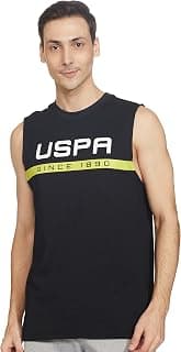 U.S. POLO ASSN. Men's IYAE Crew Neck Brand Print Fashion Regular Fit Vest