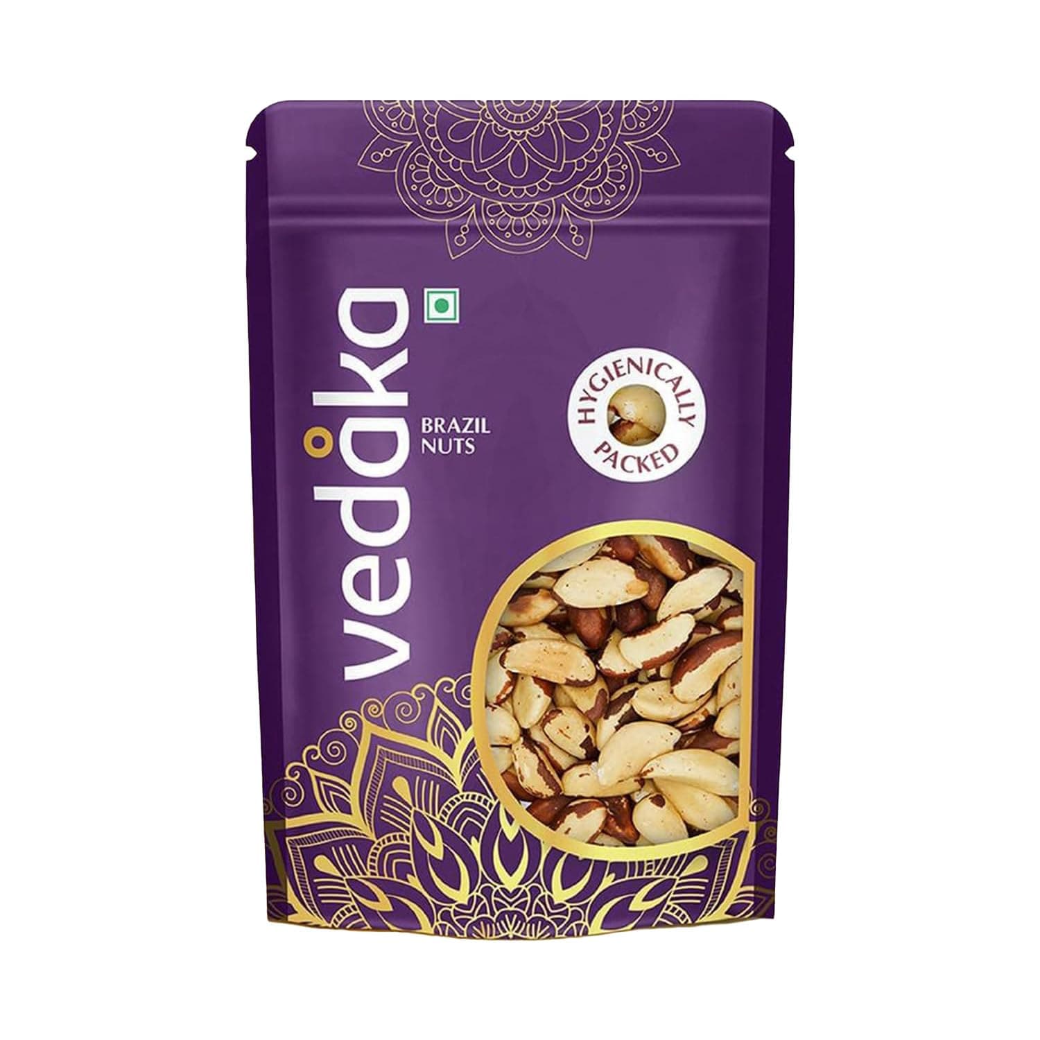 Amazon Brand - Vedaka Brazil Nuts | 250 g | Rich Flavour | No Artificial Colours & Preservatives