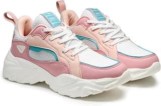 ASIAN Women BLOSSOM-12 Running and Casual wear Running Shoes with Laces, Lightweight and Comfortable Shoes Gym and Sports Shoes for Women & Girls with Stylish Design