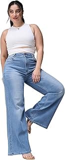 Miss Chase A+ Women's Bootcut High Rise Stretchable Denim Jeans