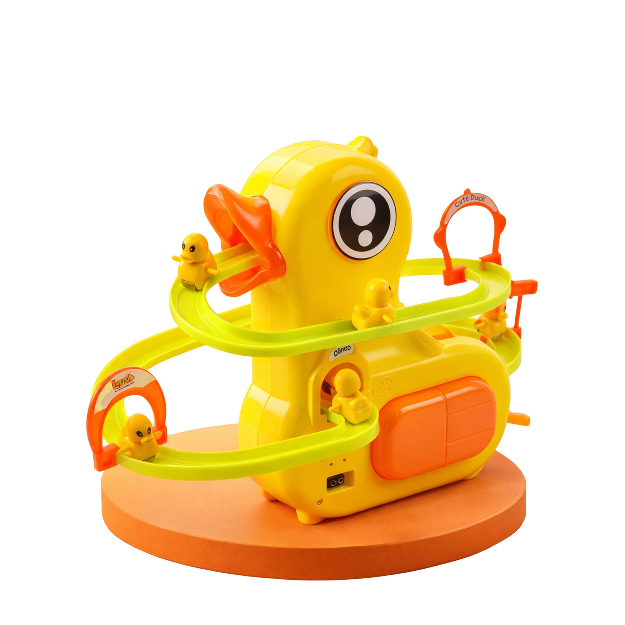 Luusa® Duck Slide Toy with LED Lights & Music | Electric Climbing Duck Track Toy | Educational Musical Slide Game for Kids 3–6 Years | Fun Toddler Toy Gift for Boys & Girls