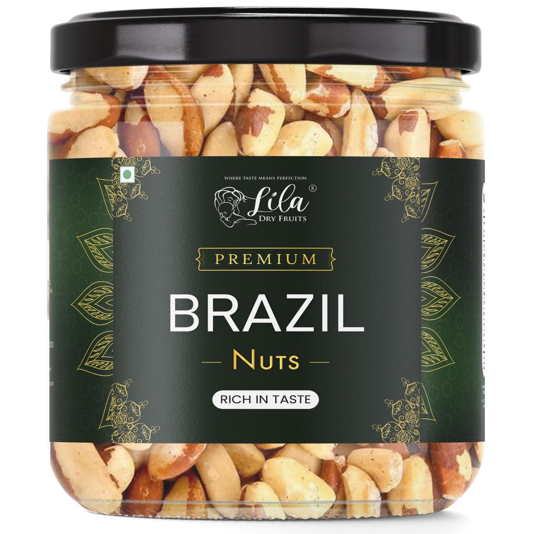 LILA DRY FRUITS Brazil Nuts 250 g Delicious Raw Nuts | Premium Grade A+ Jumbo Size, Rich Natural Source Of Selenium, Protein And Vitamins | Crunchy and Odourless Dry Fruit Perfect for Giftings