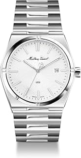 Mathey-Tissot Swiss Made Zeus Stainless Steel Silver Dial Quartz Men's Watch- H118AS