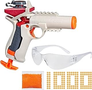 Nerf Pro Gelfire Ignitor Blaster, 1000 Gelfire Rounds, 60 Round Capacity, T-Pull Priming, Up to 150 FPS, Eyewear, Gifts for Teens Ages 14+, Birthday Gift for Kids