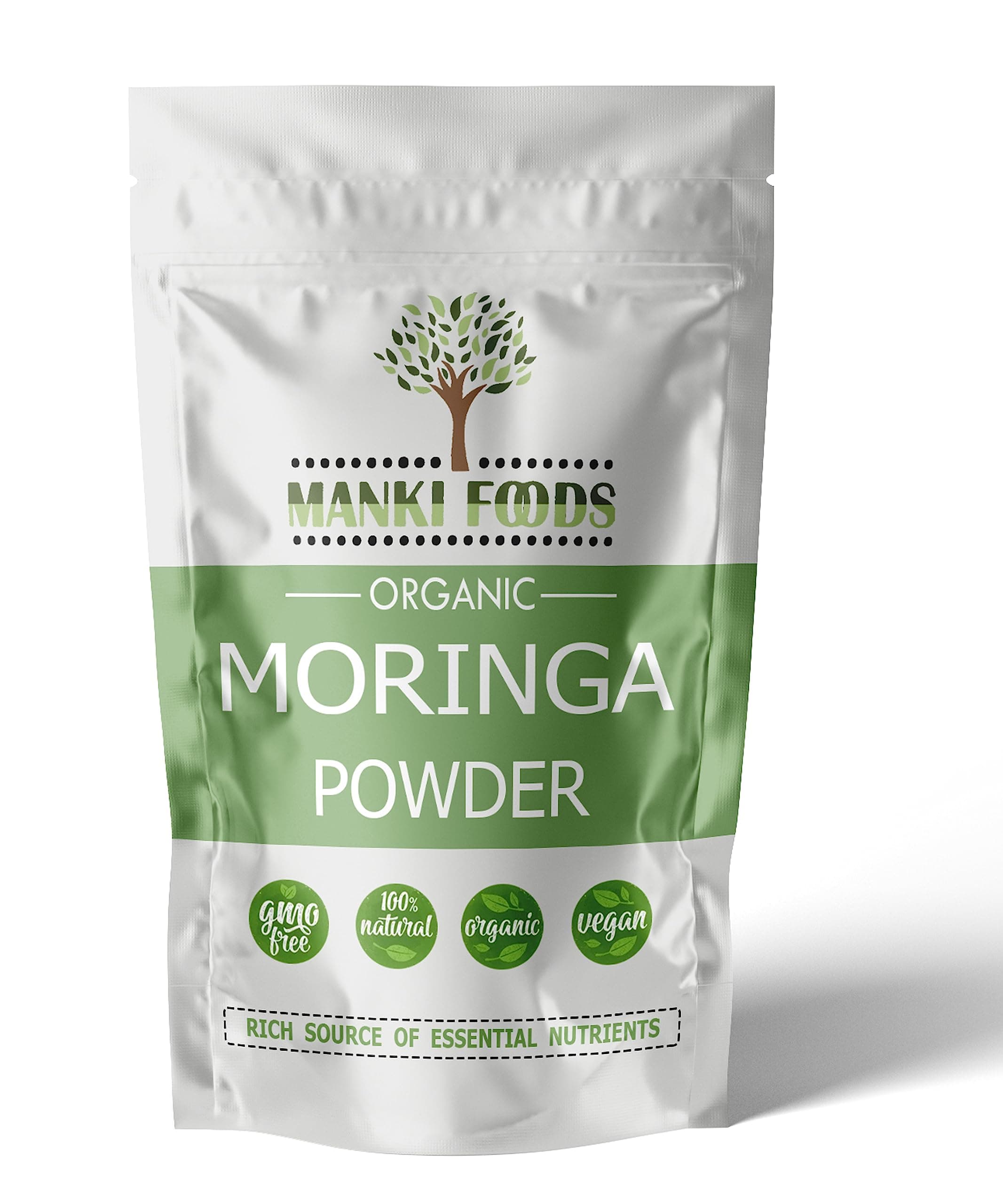 Maanki Organic Moringa Leaf Powder(A Grade Quality),500g