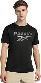 Reebok Men’s Performance T-Shirt, Quick Dry Activewear Tee for Gym Workout and Sports