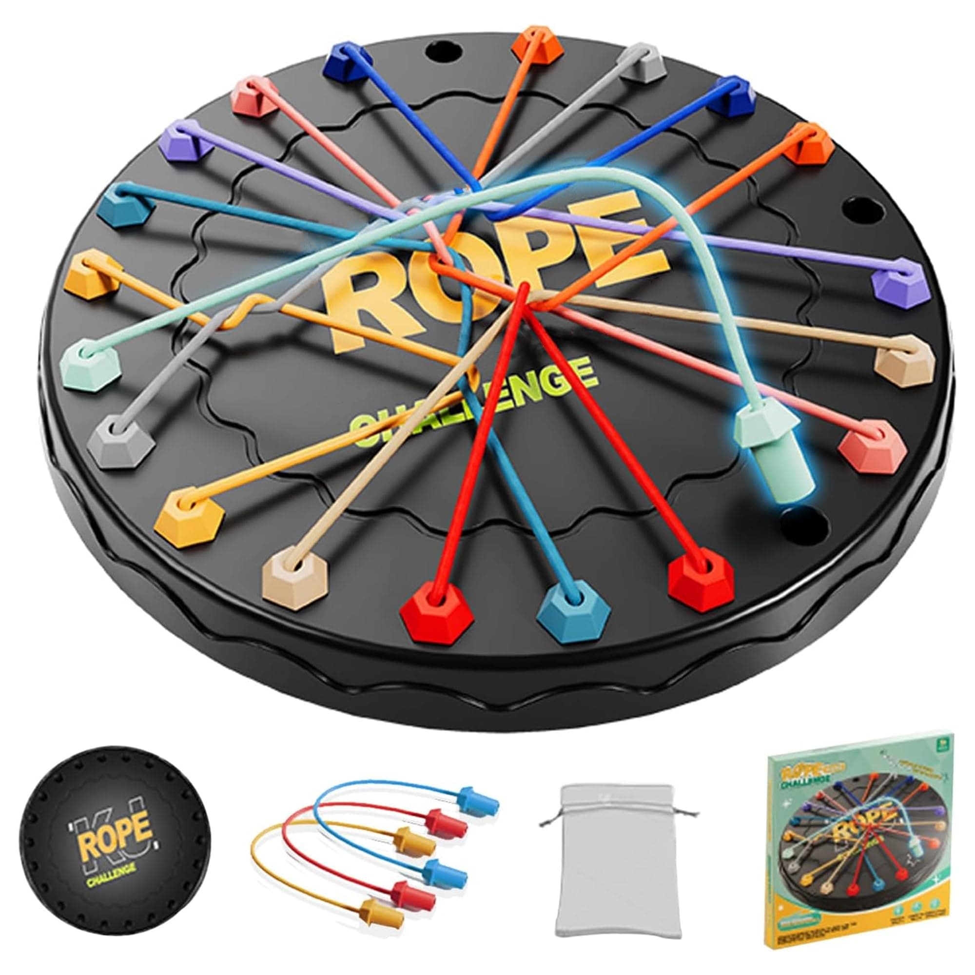 Kidology Rope Untangling Puzzle Game for Kids 5+ Years | Brain Teaser String Puzzle | Logic & Strategy Game for Kids | Educational Toy Gift for Boys & Girls