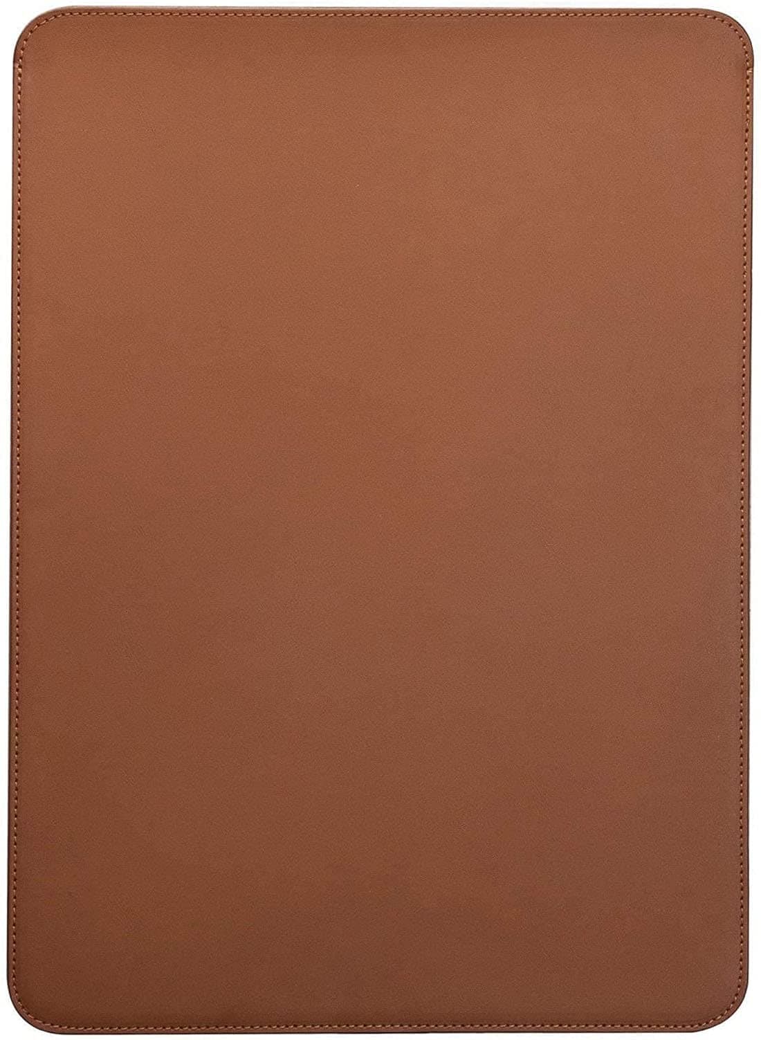 CONTACTS Slim Laptop Sleeve 16 Inch Compatible for MacBook Pro 16" and All Other laptops Under 15.6" Faux Leather 15.6" Protective Computer Cover 16in Case - TAN
