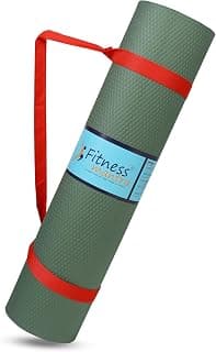 Fitness Mantra 6mm Anti Skid Yoga Mat for Men & Women| Qnty.-1 Pcs.| (Army Green, 6mm)