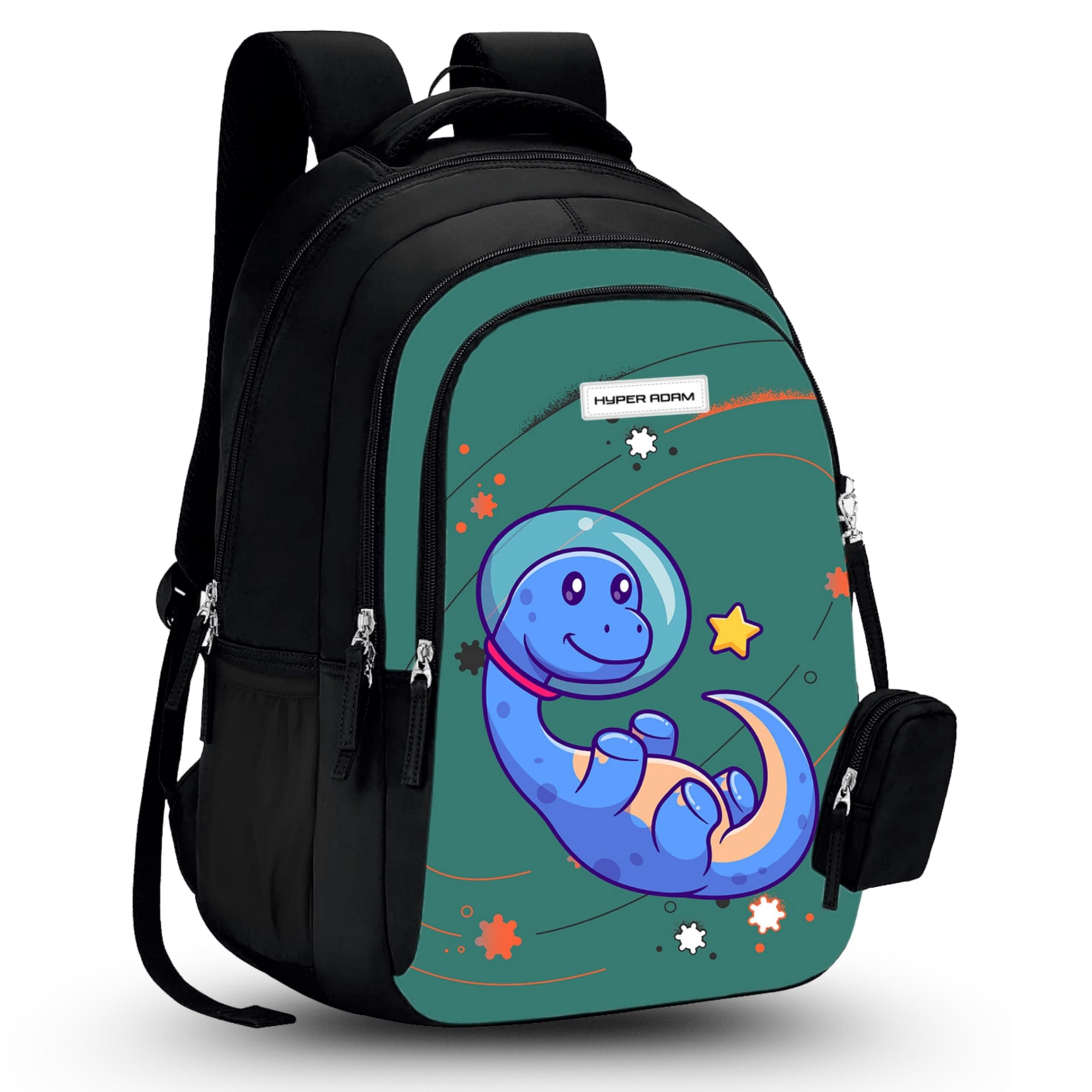 Hyper Adam 35 Latest And Trendy Stylish Waterproof College/Casual/School Bag/Backpack For Kids, Boys, Girls, Men And Women | For Everyday Use Extra Pouch Included