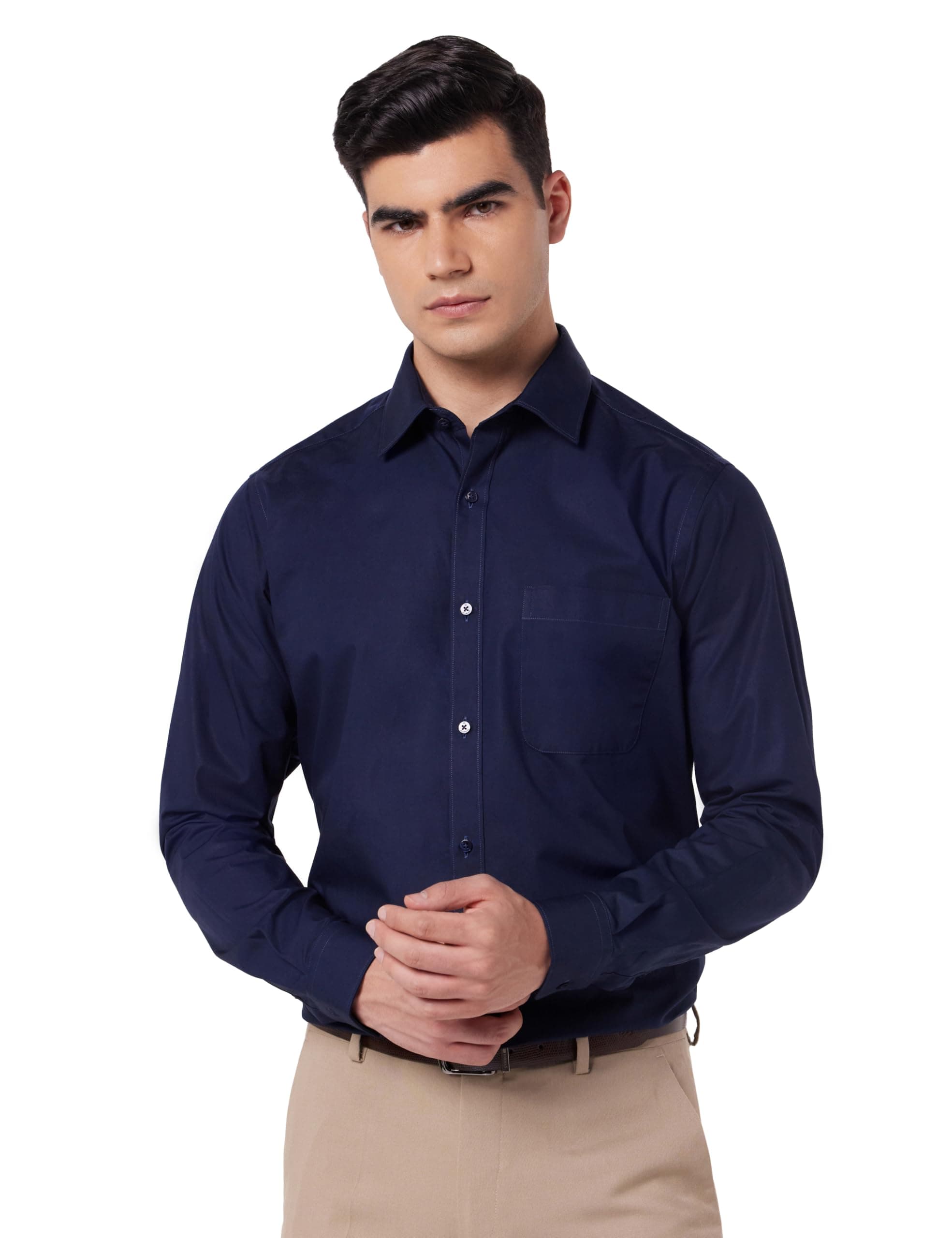 Raymond Men's Cotton Slim Fit Shirt