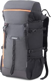 American Tourister Yeti Plus | 50 Ltrs | 1 Compartments | Bottle Pocket | Ergonomic Padded Back Panel & Shoulder Straps | Rucksack | 1 Year International Warranty | Black