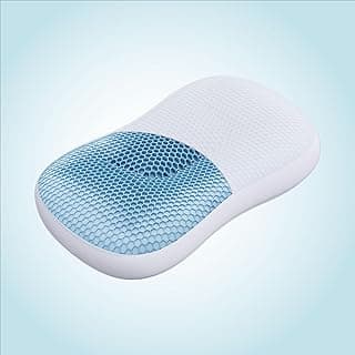 The Sleep Company SmartGRID ErgoRelief Pillow | 8 Shaped Ergonomic Design | Central Head Pocket | Neck & Shoulder Pain Relief | Washable Cover | Bed Pillow | Sleeping Pillow | White | Pack of 1