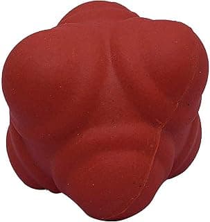 SS Rubber Recreation Ball for Improving Agility, Reflexes and Hand Eye Coordination in Cricket - Red, Regular Size