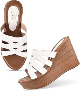 JM LOOKS Women's Gorgeous Women Heels Comfortable and Stylish Wedge Casual & Formal Occasions for Women & Girls