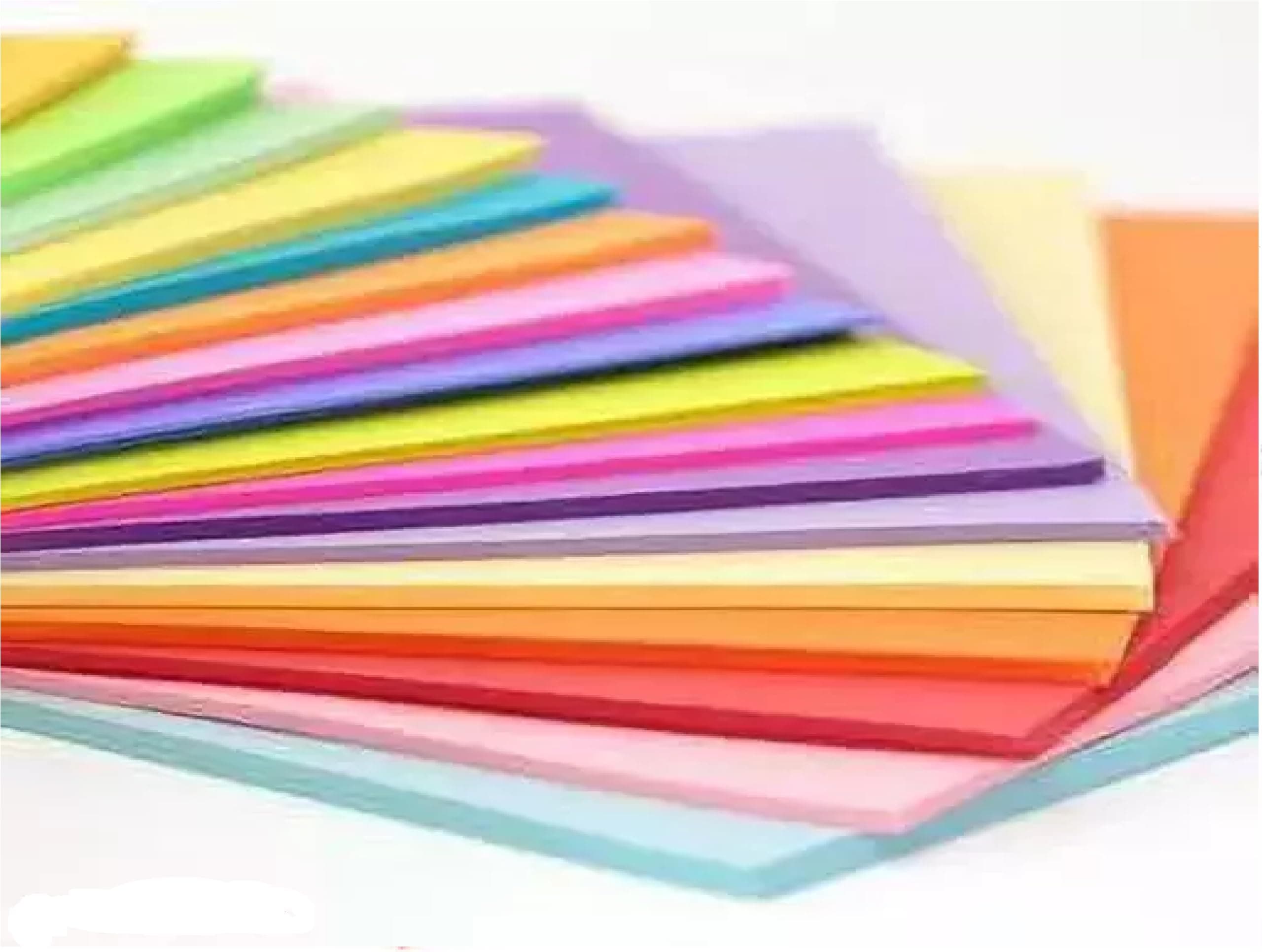 QUAKEL 100 pcs Color A4 Medium Size Sheets(10 Sheets Each Color) Art and Craft Paper Double Sided Colored(Length -27.5 cm Width - 20.3 cm) A4 90 gsm Coloured Paper (Set of 100, Multicolor)