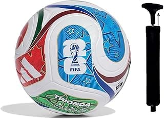World Cup 2022 Hand Stitched Football Size 5 (2026 Trending Football Gold A_1)