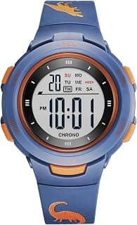 V2A Kids Watch - Waterproof Multi-Functional Digital Sports Watch for Ages 5-13, 30M Water Resistance, Gift for 5-10 Year Olds