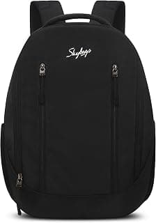 Skybags Forge 16 Liters Laptop Backpack for Men & Women With Multiple Compartments, Side Zippered Pocket & Mesh Bottle Holder (Black)