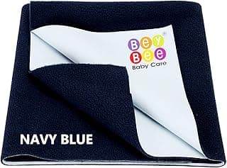 BeyBee Coton Bed Protctor Sheet Large 140x100cm Dark Blu