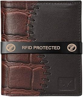 AL FASCINO Wallets for Men Leather Original Purses for Men RFID Wallet for Men Leather Wallet for Men Money Purse for Men Wallet Mens Wallet Men Wallet Gents Wallets Card Holder for Men Gents Wallets
