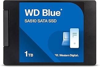 Western Digital WD Blue SA510 SATA 1TB, Up to 560MB/s, 2.5 Inch/7 mm, 5Y Warranty, Internal Solid State Drive (SSD) (WDS100T3B0A)