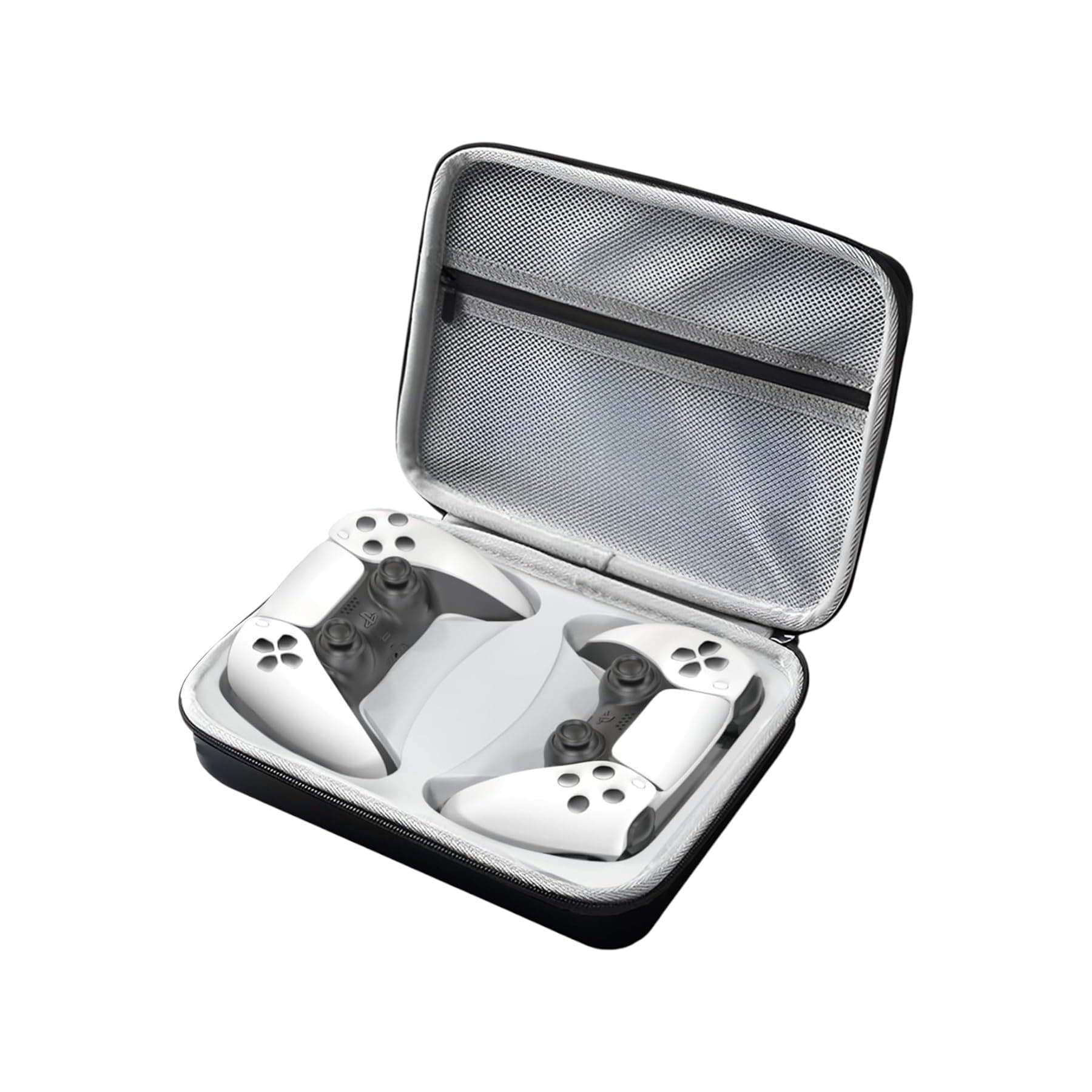 OIVO INDIA Black Dual Controller Hard Carry Case, Water-Resistant Travel Storage Cover Compatible with PS5 Controllers, Compatible with PS4 Controllers, Xbox Controllers
