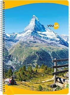 YOUVA Navneet Spiral Bound | Spiral Book | 21x29.7 cm | Unruled | 300 Pages | Pack of 1