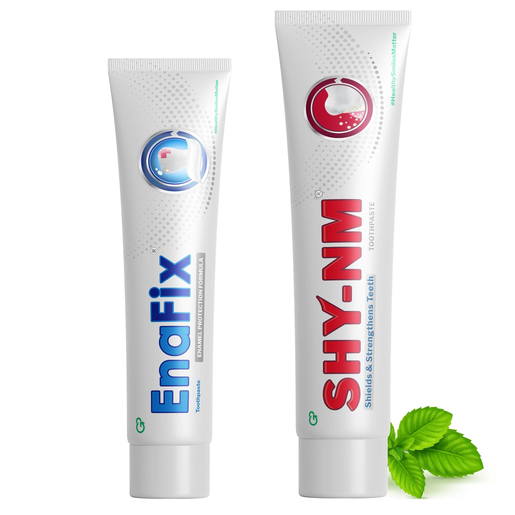 Enafix Anti-cavity, Enamel Remineralization (70g x 1) Oral Care Toothpaste and SHYNM Shield against hypersensitivity SLS free Parabens free Vegan friendly (100g x 1) Toothpaste (combo pack)