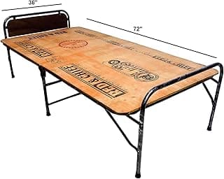 NATTNAK WE TRULY CARES Plywood Folding Bed Size (Single - 36 X 72-inch) Multicolour