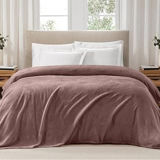 haus & kinder Soft Embrace Flannel Blanket | Ultra Soft | Ac Blanket | Peuter Blankets | 100% Polyester Blankets | 190 GSM | Blanket for Bed, Sofa | 150 x 220cm
