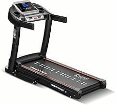 Cockatoo SmartRun3.5 3.5HP Peak DC Motorized Treadmill for Home, with 3 Level Manual Incline, Max Speed 14 Km/Hr, Max User Weight 120Kg,(DIY Installation)