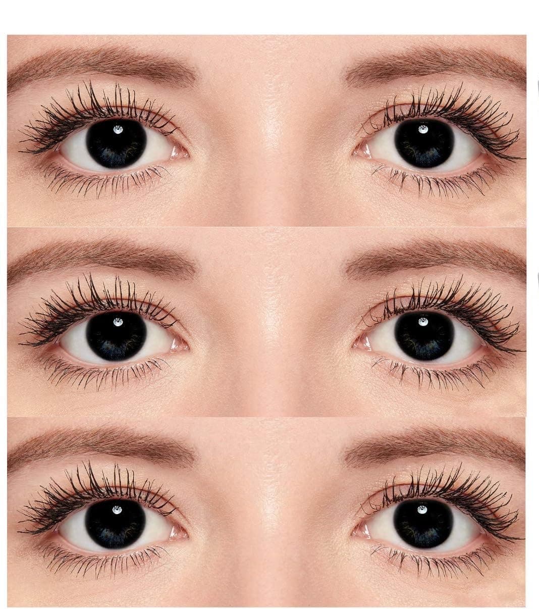 Korean Black Clor Contact Lens (3 pair Black, Free, 0, Diopters)