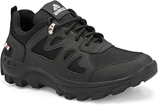 Leo's Fitness Shoes Leo's Fitness Men's Water Resistant Outdoor Trekking Shoe, Lace-Up Trail Running Sports Sneakers, Hiking Shoes for Men